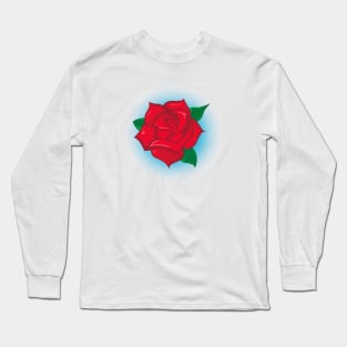 Neotraditional Rose Long Sleeve T-Shirt